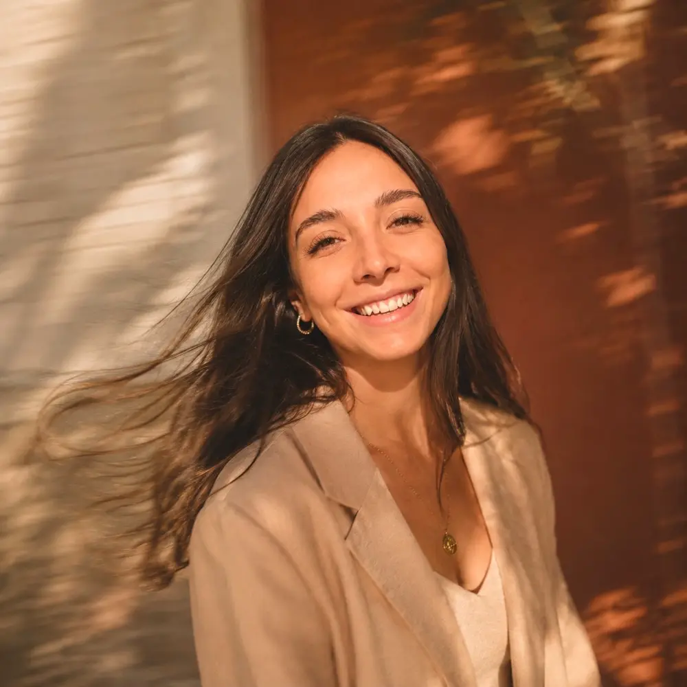 Mathilde Gory, thérapeute, souriante